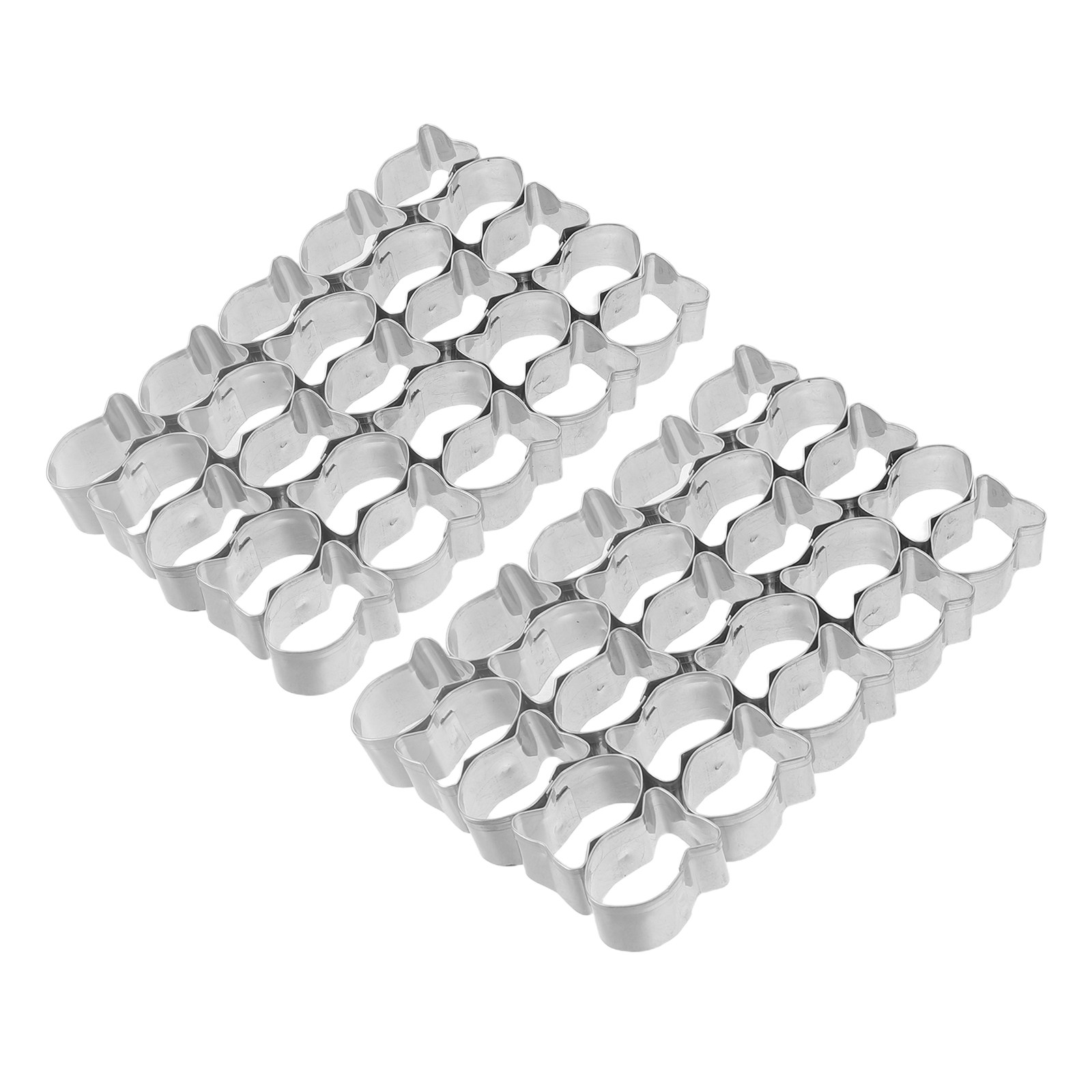 Baking Kitchen Set - 2Pcs Fish Shaped Cookie Cutters Stainless