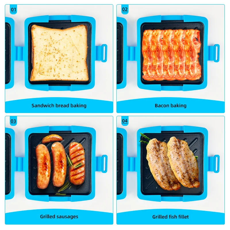 3pack Food Grade Sandwich Toas - Baking Kitchen Set 评论和价格