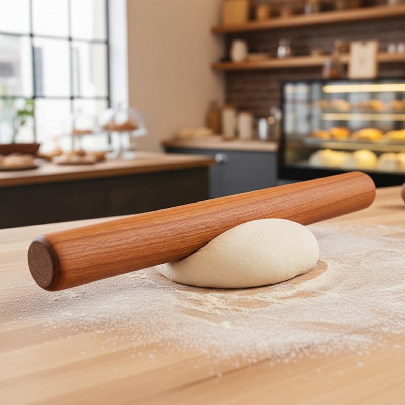30cm Wooden Rolling Pin Dough  - Kitchen Roller Baking 评论和价格