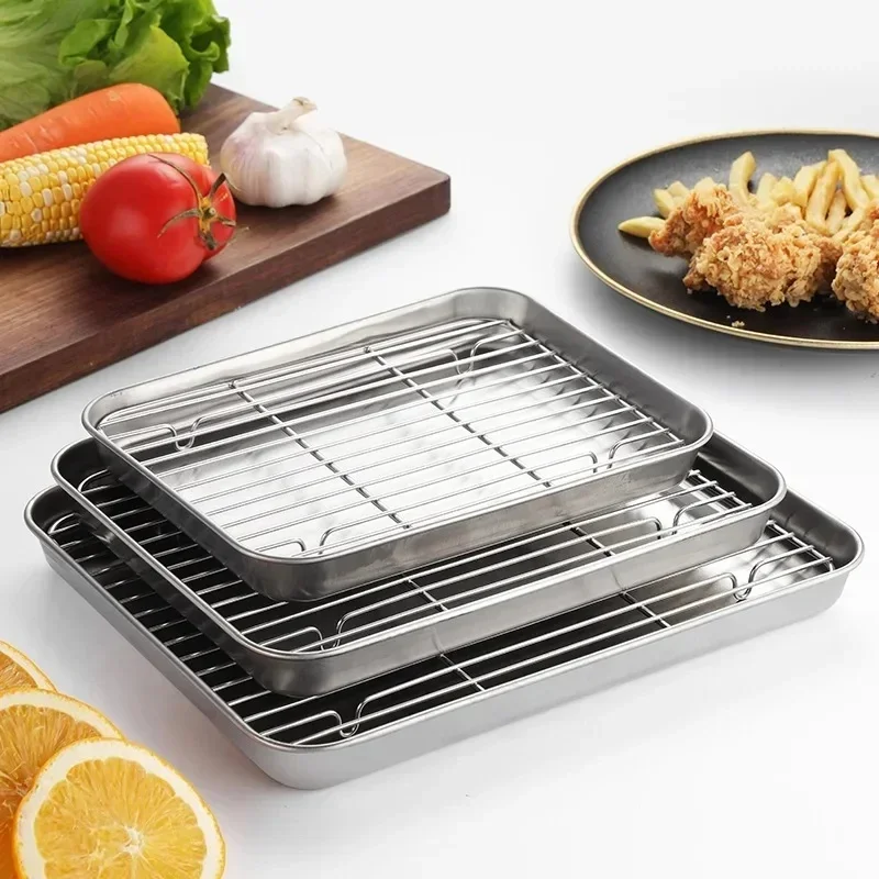 Stainless Steel Baking Pan Tra - Kitchen Baking Rack 评论和价格