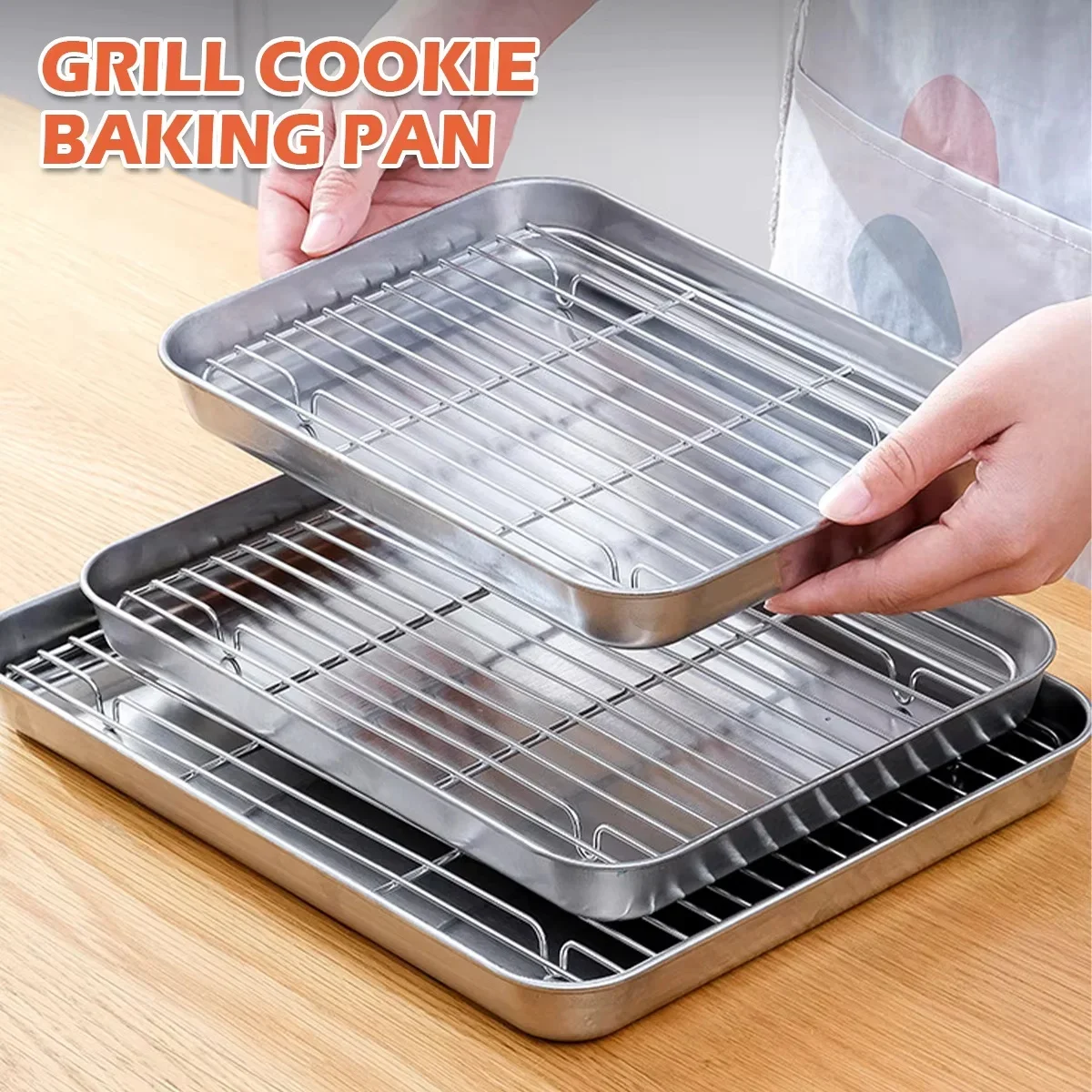 Stainless Steel Baking Pan Tra - Kitchen Baking Rack 评论和价格