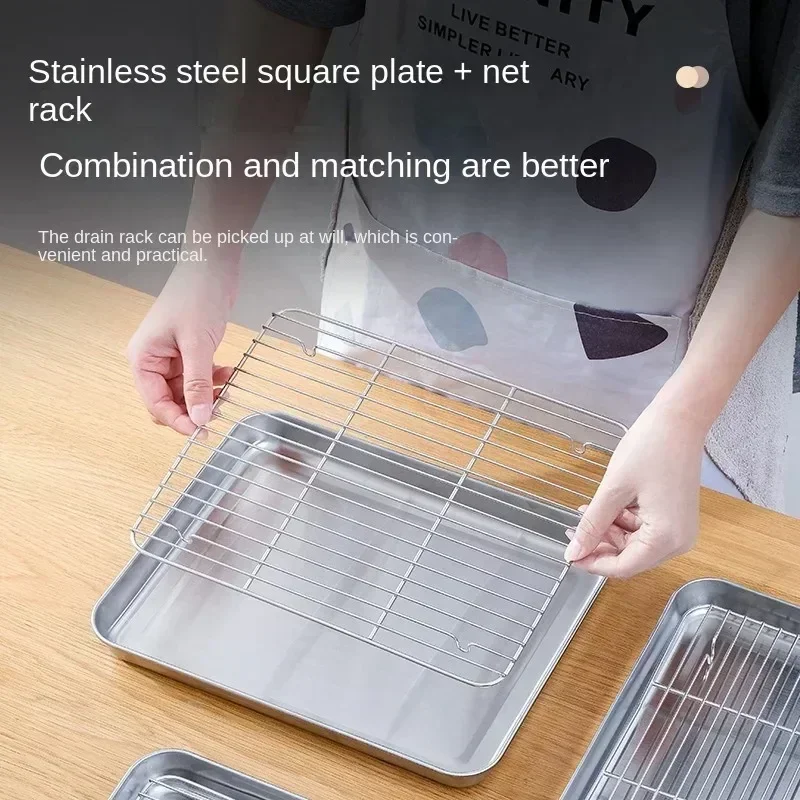 Stainless Steel Baking Pan Tra - Kitchen Baking Rack 评论和价格