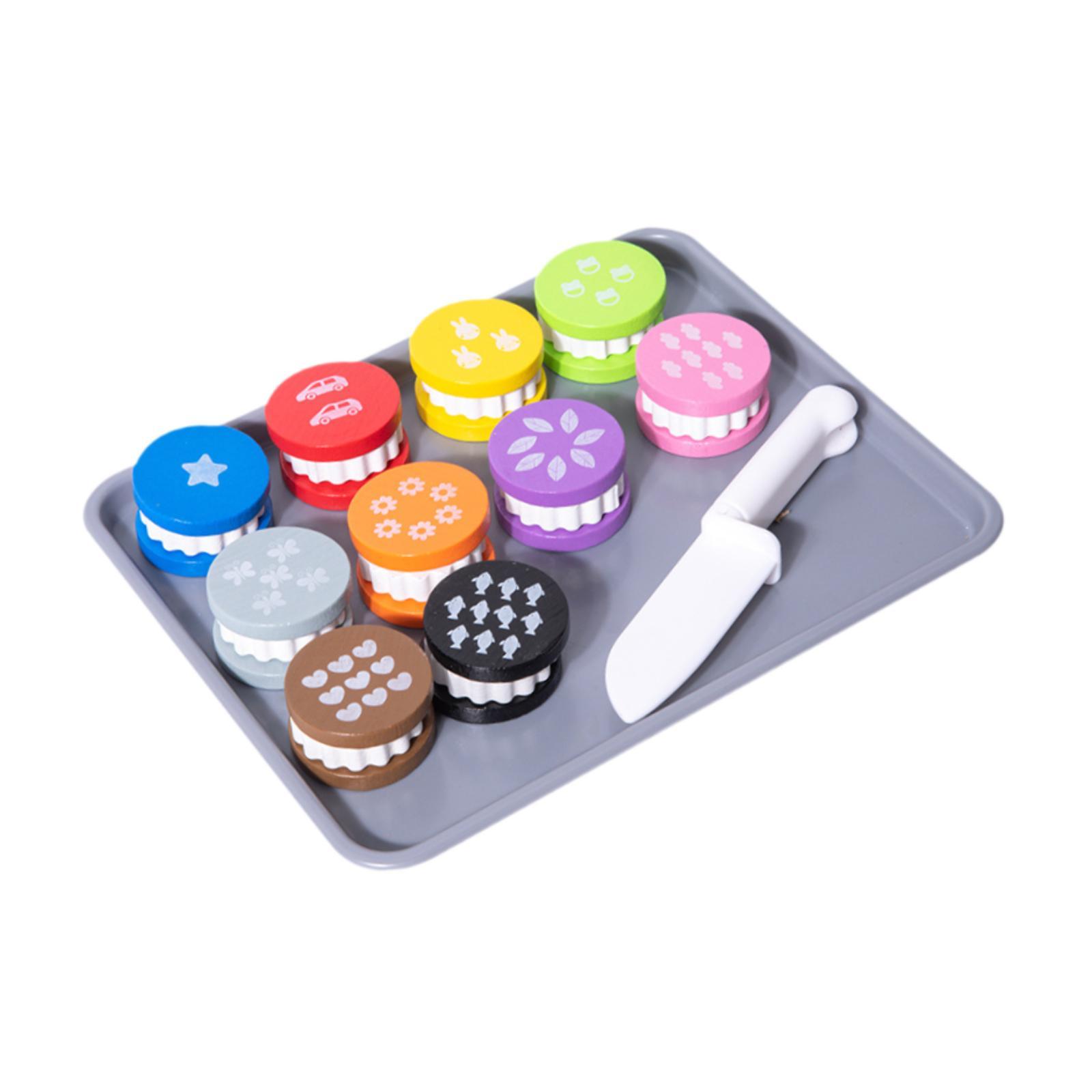 Wooden Toy Food Cookie Playset - Baking Kitchen Set 评论和价格
