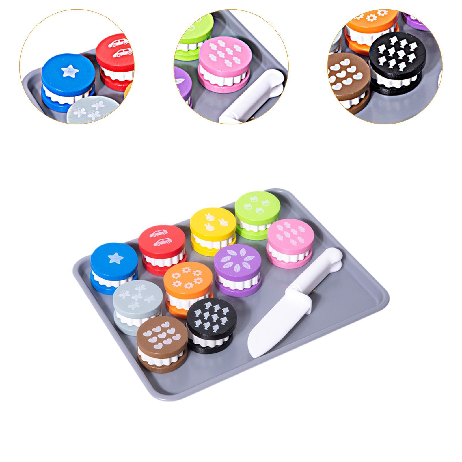 Wooden Toy Food Cookie Playset - Baking Kitchen Set 评论和价格