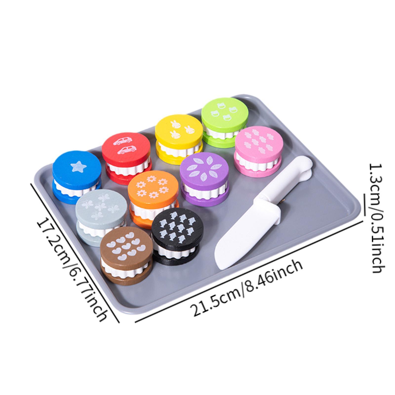 Wooden Toy Food Cookie Playset - Baking Kitchen Set 评论和价格