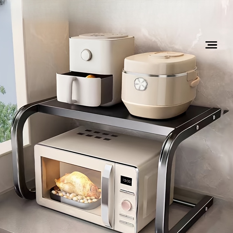 Spacious 2-Tier Metal Microwav - Kitchen Baking Rack 评论和价格