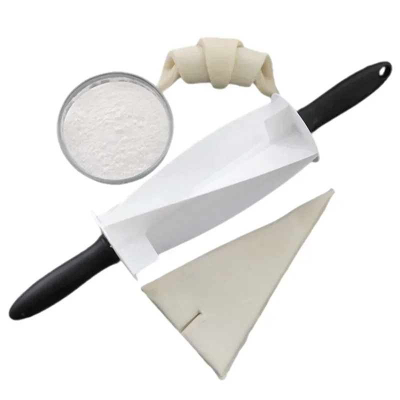 1pc Croissant Dough Cutter Pla - Kitchen Roller Baking 评论和价格