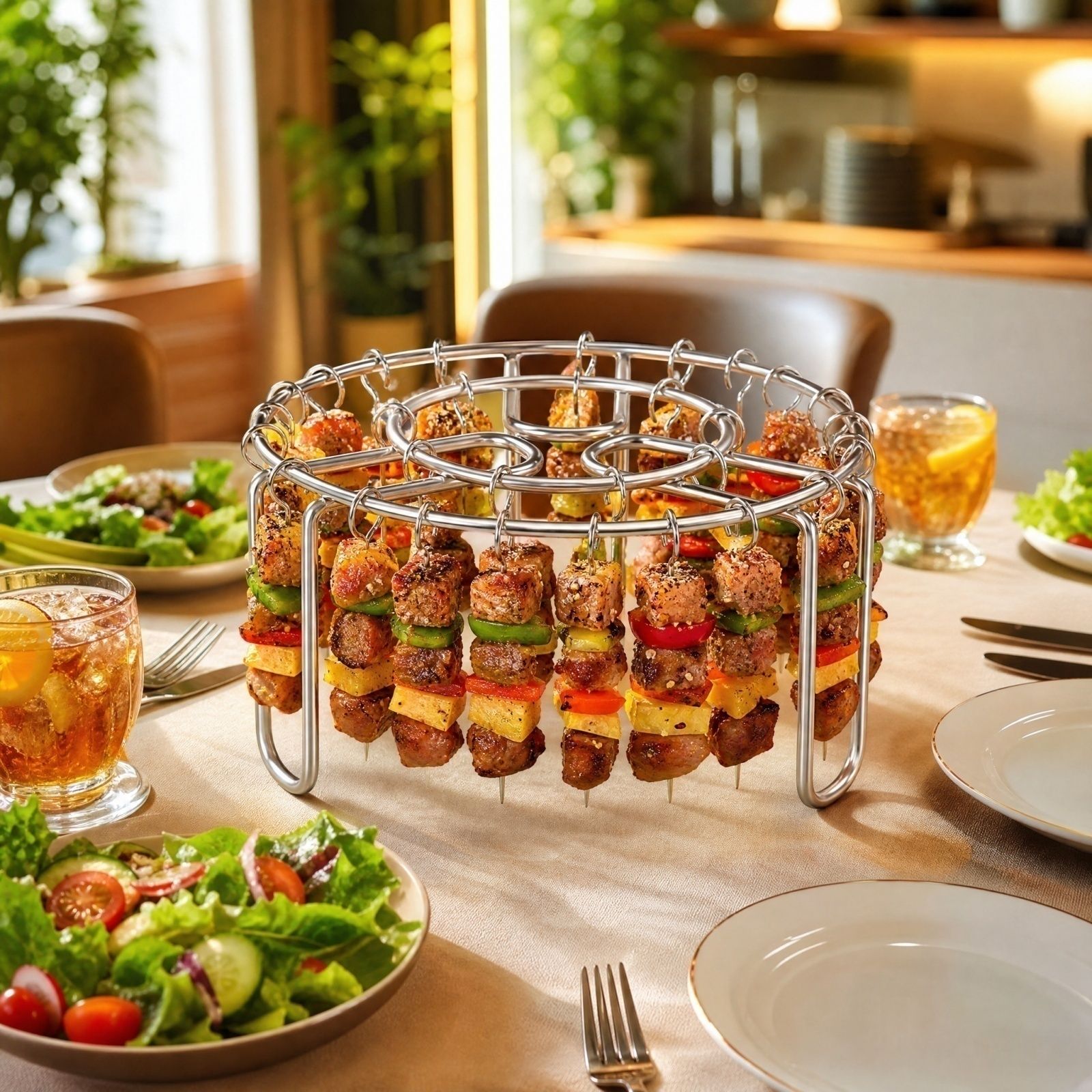 Kitchen Air Fryer Skewer Rack  - Kitchen Baking Rack 评论和价格