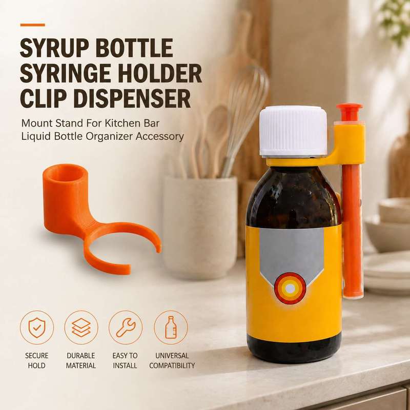 Syrup Bottle Syringe Holder Cl - Kitchen Uncle 评论和价格