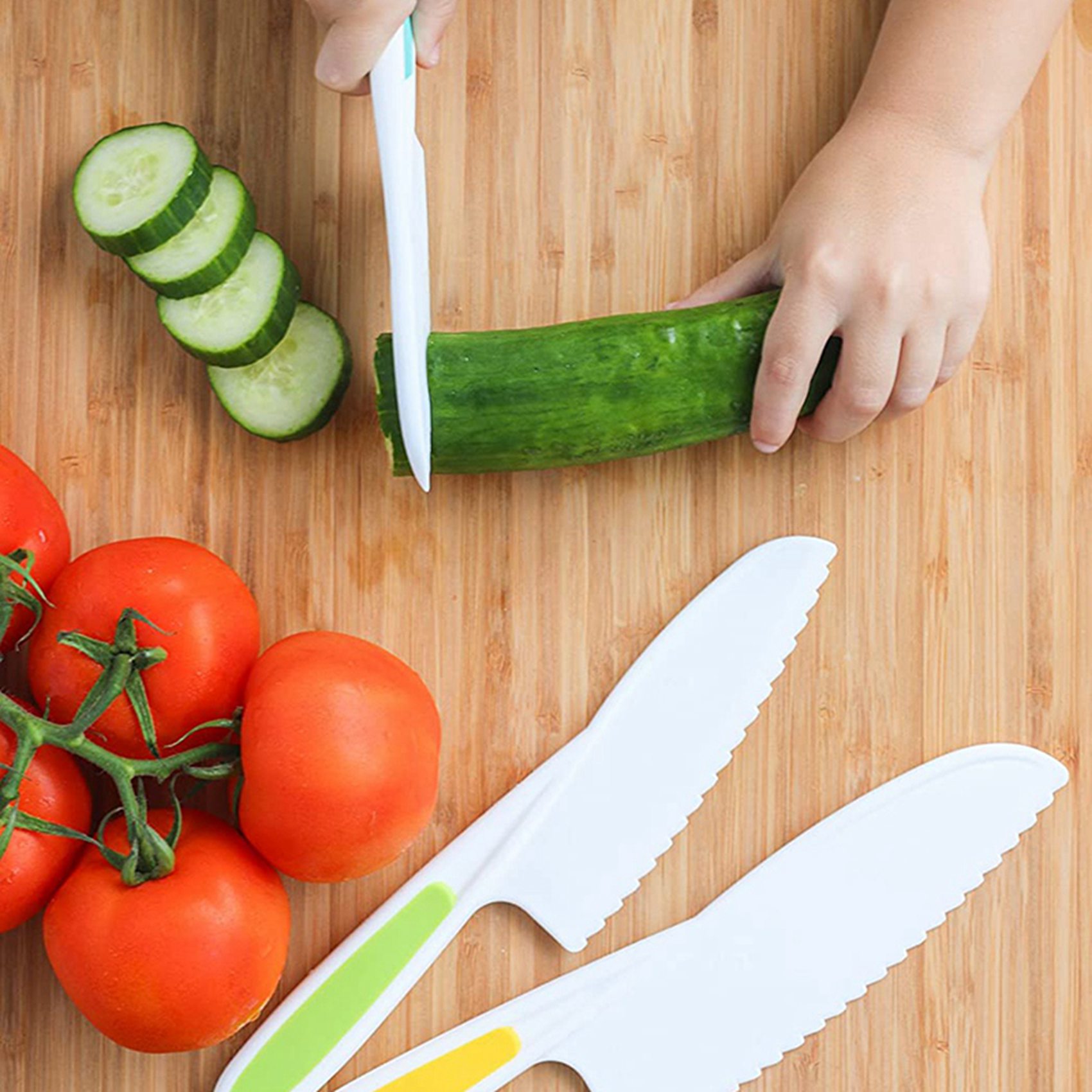 GTBL Knives For Kids 12-Piece  - Kitchen Kids Baking Set 评论和价格