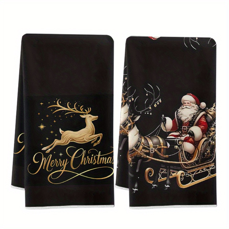 Pack of 2, black Golden Deer S - Baking Kitchen Set 评论和价格