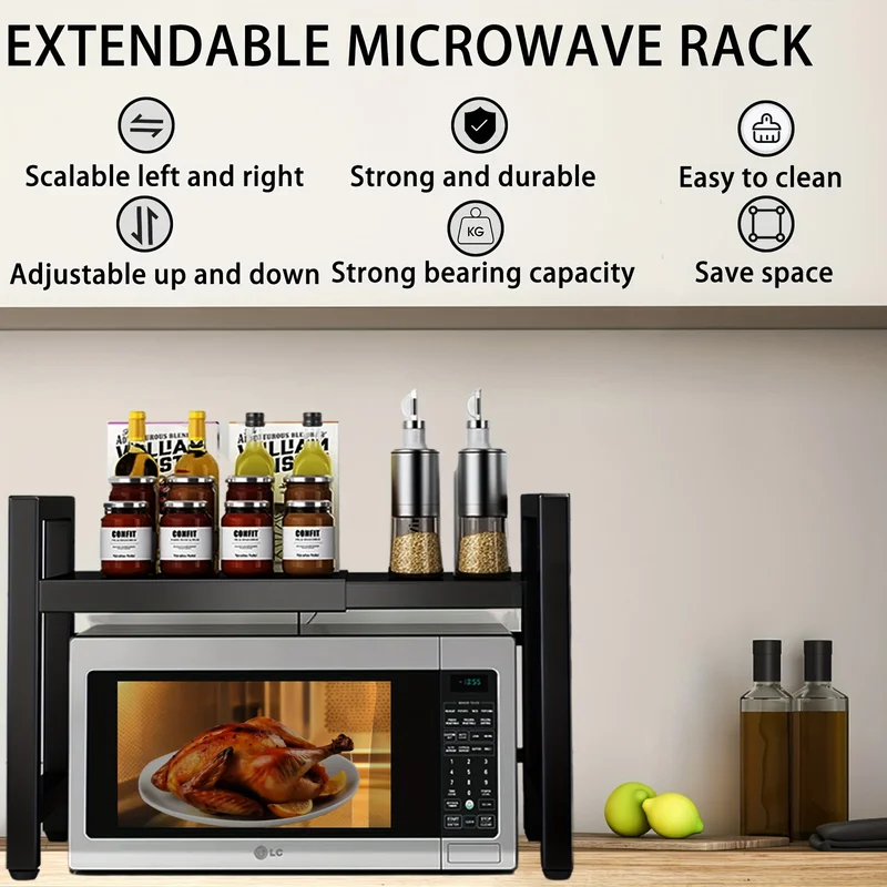 Expandable Microwave Shelf, Mi - Kitchen Baking Rack 评论和价格