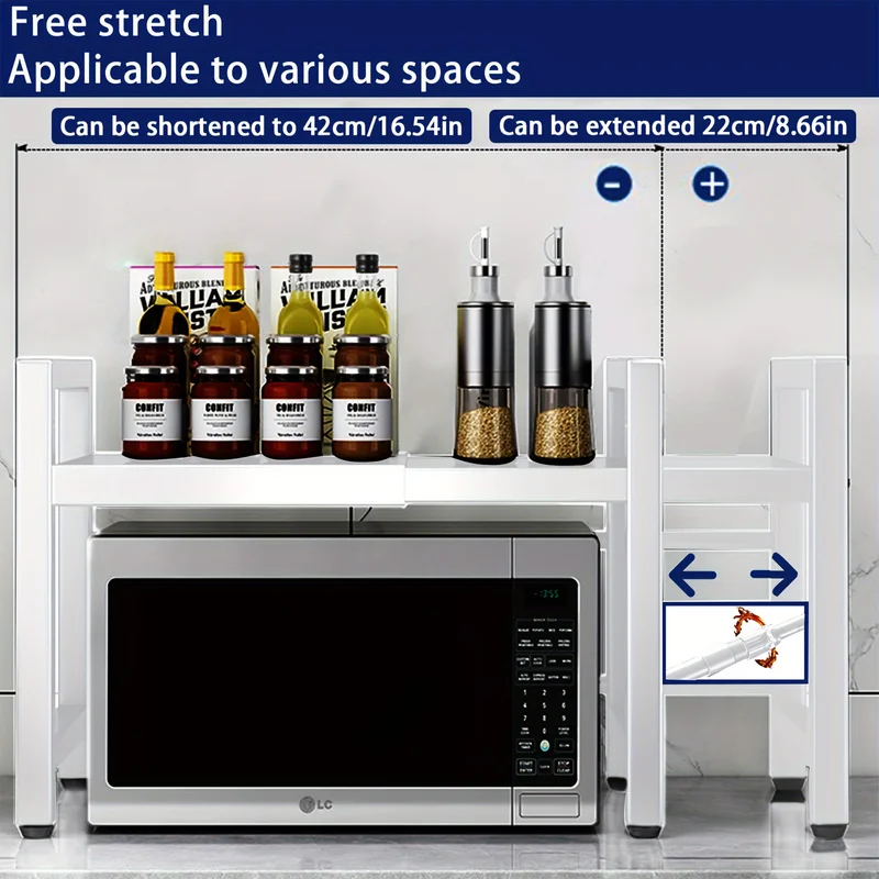 Expandable Microwave Shelf, Mi - Kitchen Baking Rack 评论和价格