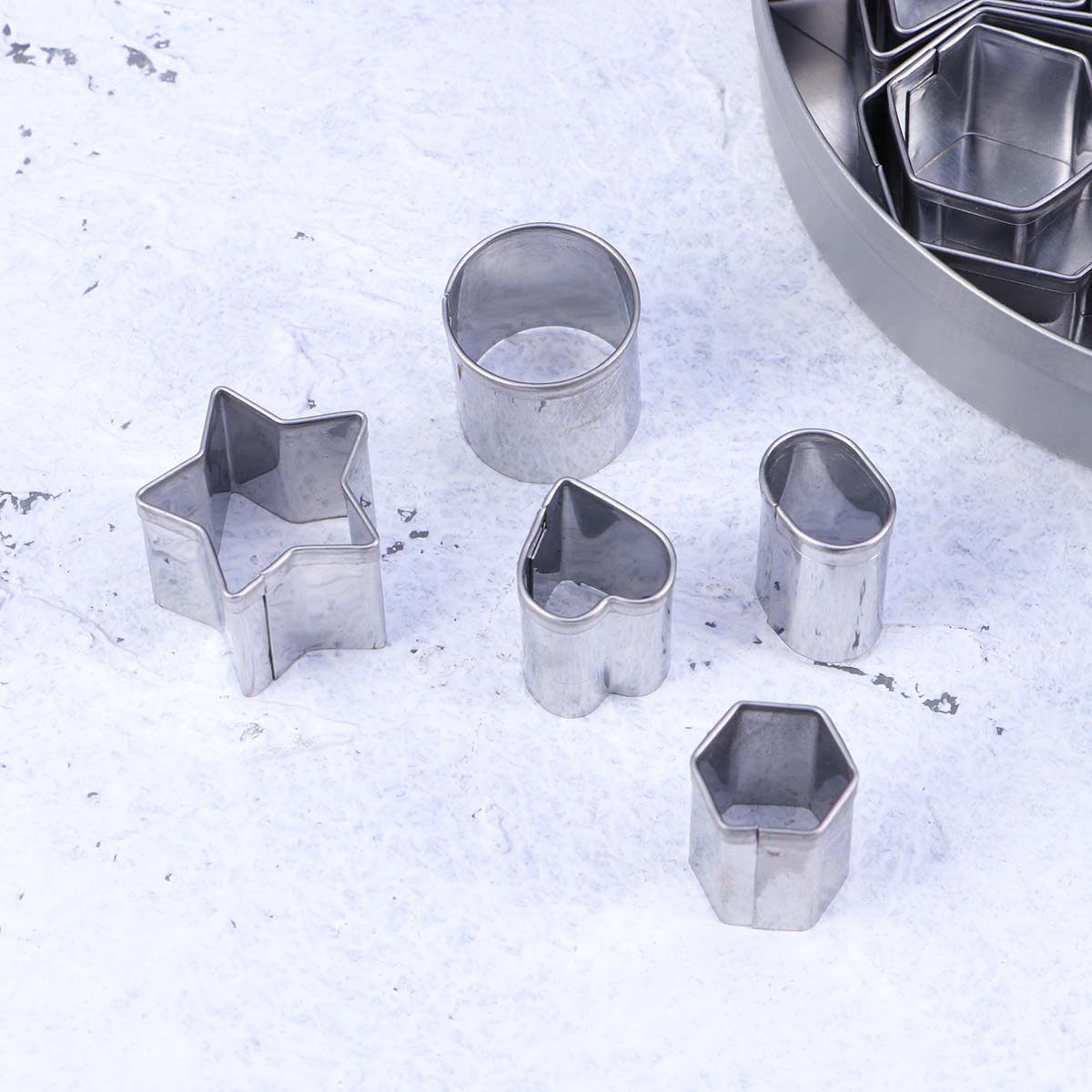 Stainless Steel Cookie Cutters - Baking Kitchen Set 评论和价格