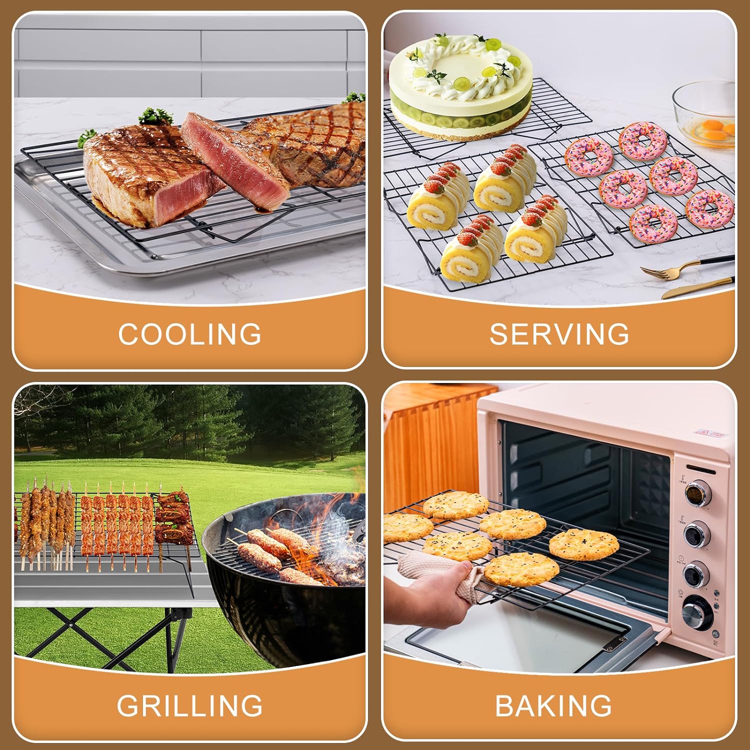 3-Tier Cooling Racks, Stackabl - Kitchen Baking Rack 评论和价格