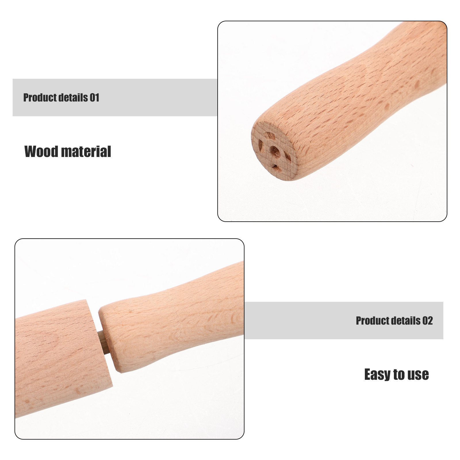 Wooden Mini Wooden Rolling Pin - Kitchen Roller Baking 评论和价格