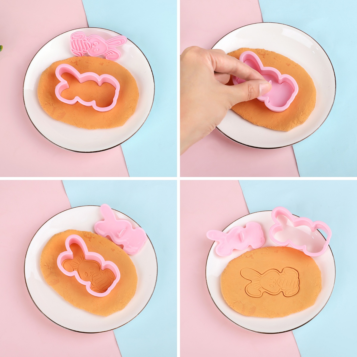 6pcs/Set Easter Bunny Cookie C - Baking Kitchen Set 评论和价格