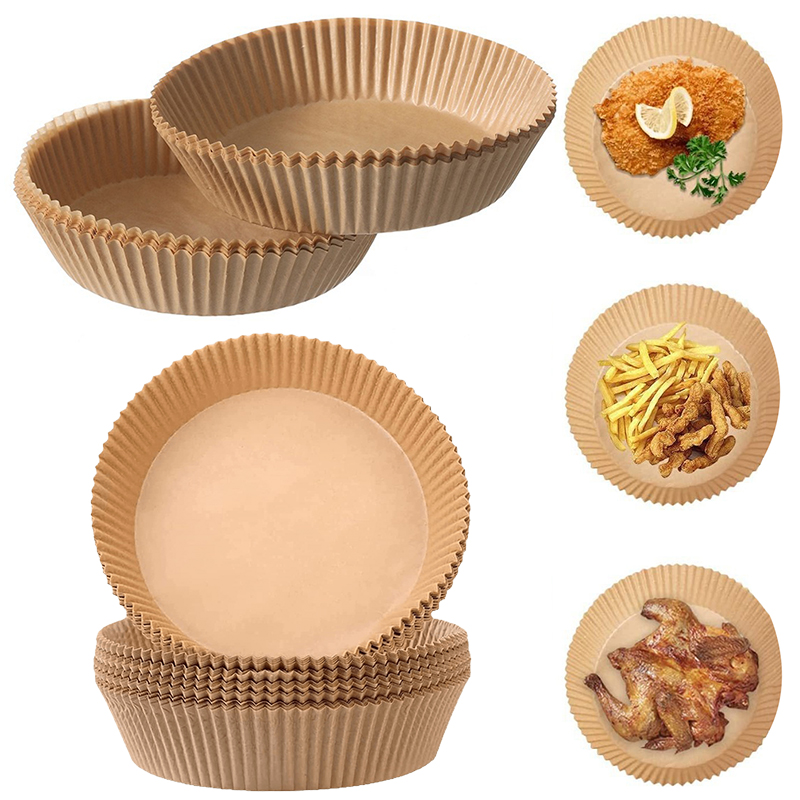 50/100PCS Air Fryer Paper Plat - Baking Kitchen Set 评论和价格