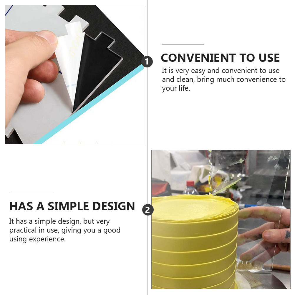 6Pcs Cake Scraper Kit Home Bak - Baking Kitchen Set 评论和价格