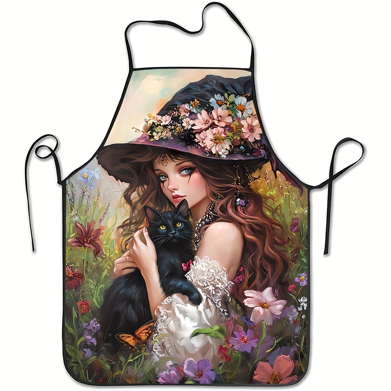 A Vintage Magic Black Cat Witc - Kitchen Witch Baking 评论和价格