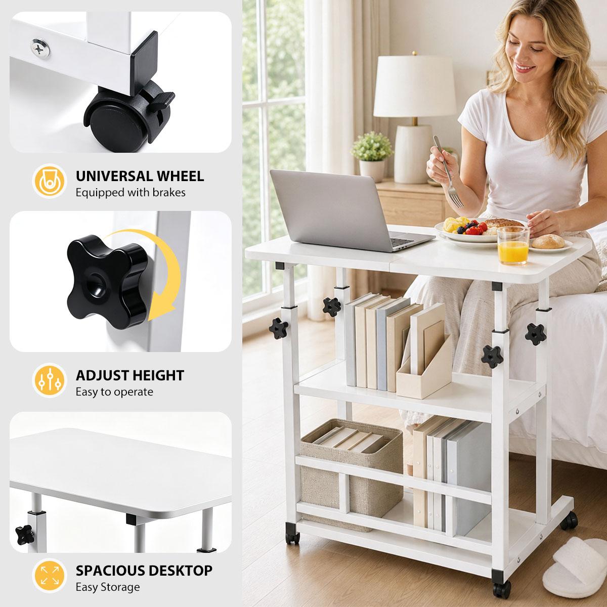 3-Tier Adjustable Height Rolli - Kitchen Baking Cart 评论和价格