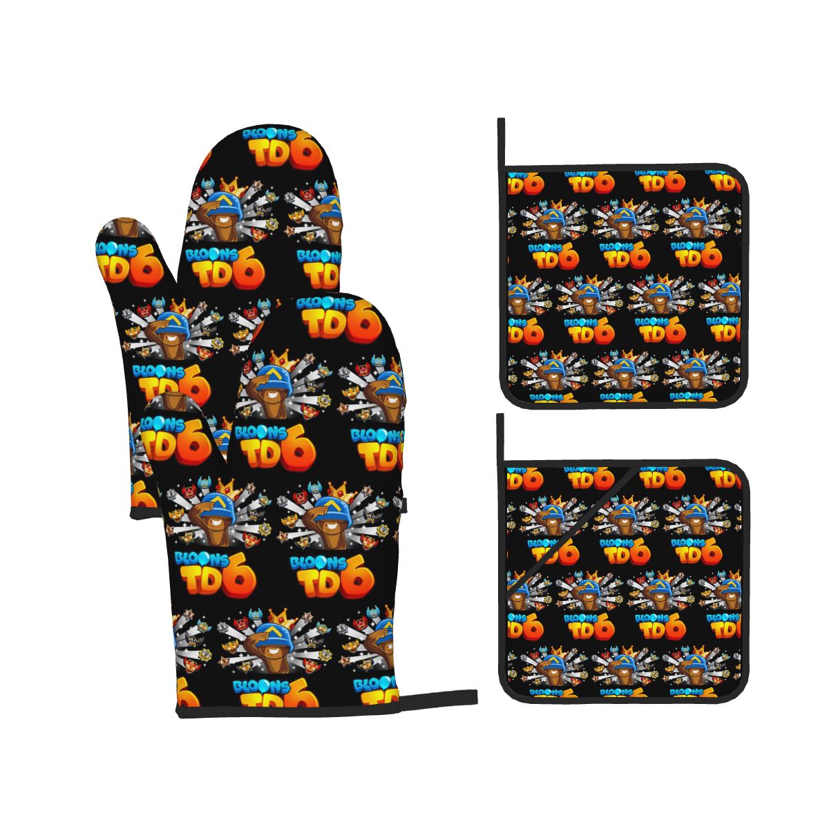 Bloons Td 6 For Kids Oven Mitt - Kitchen Kids Baking Set 评论和价格